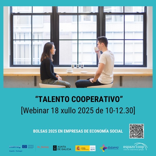 Cartel xornada talento cooperativo